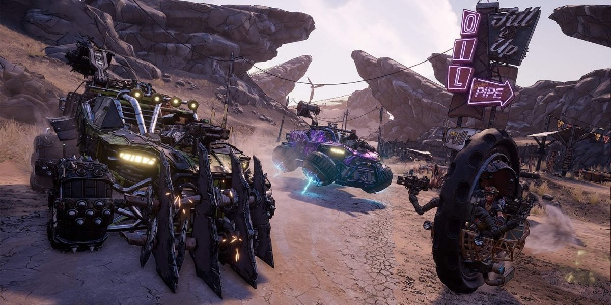 players can steal vehicles in borderlands 3 to unlock new parts