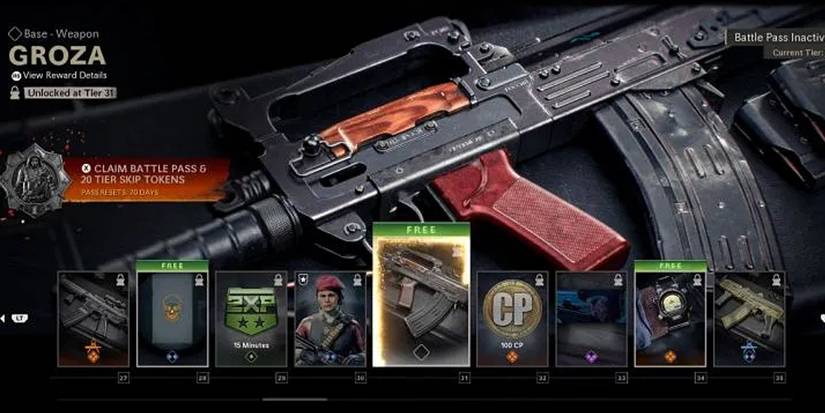 call of duty groza battle pass tier
