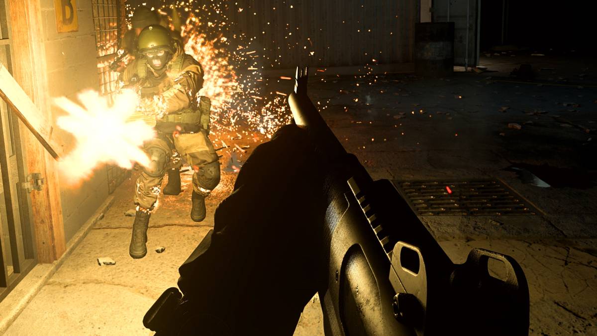 shotgun fire modern warfare hallway