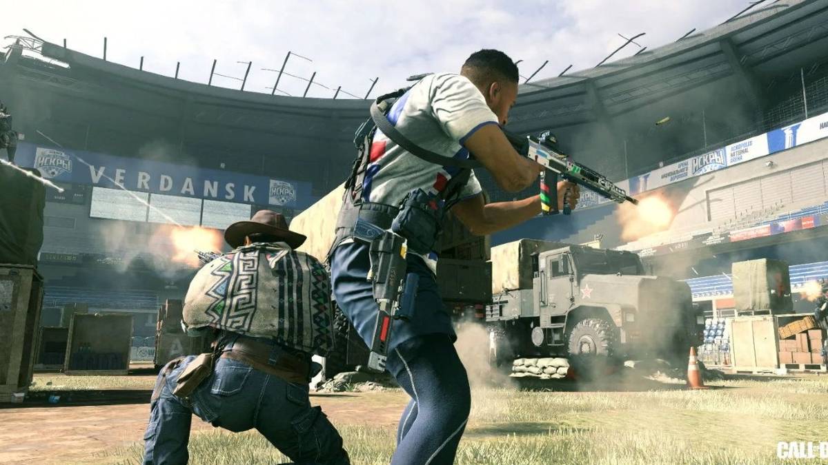 call of duty warzone stadium shootout