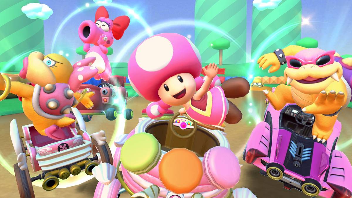 mario kart tour cat tour cat peach