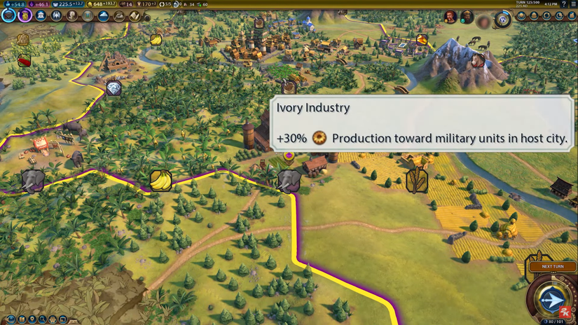 Civilization 6 Monopolies and Corporations Ivory Industry