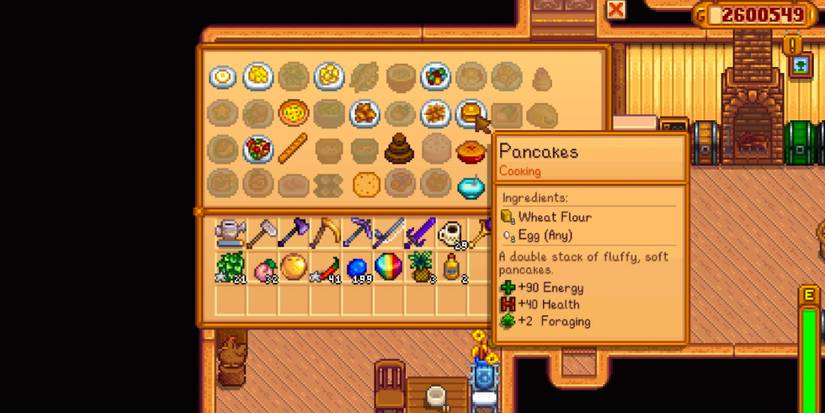 cooking stardew
