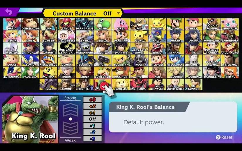SSBU Custom Balance Ruleset