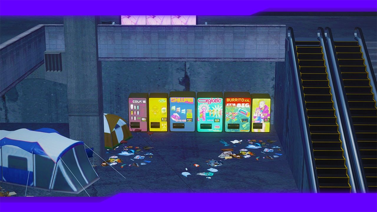cyberpunk vending machines