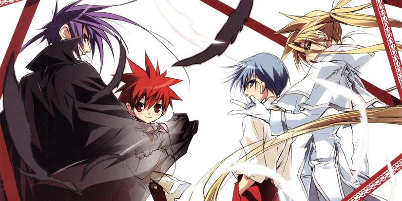 the main character from the tv show standing together.