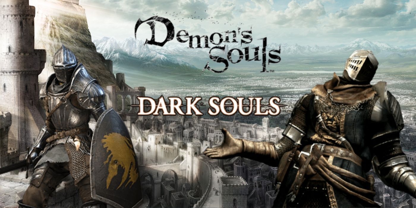Demon's Souls and Dark Souls boulder knights
