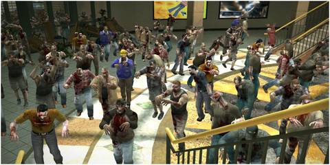 zombie horde in dead rising