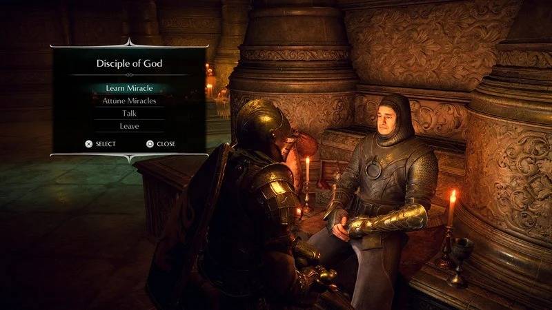 Demon's Souls Disciple of God Miracle shop