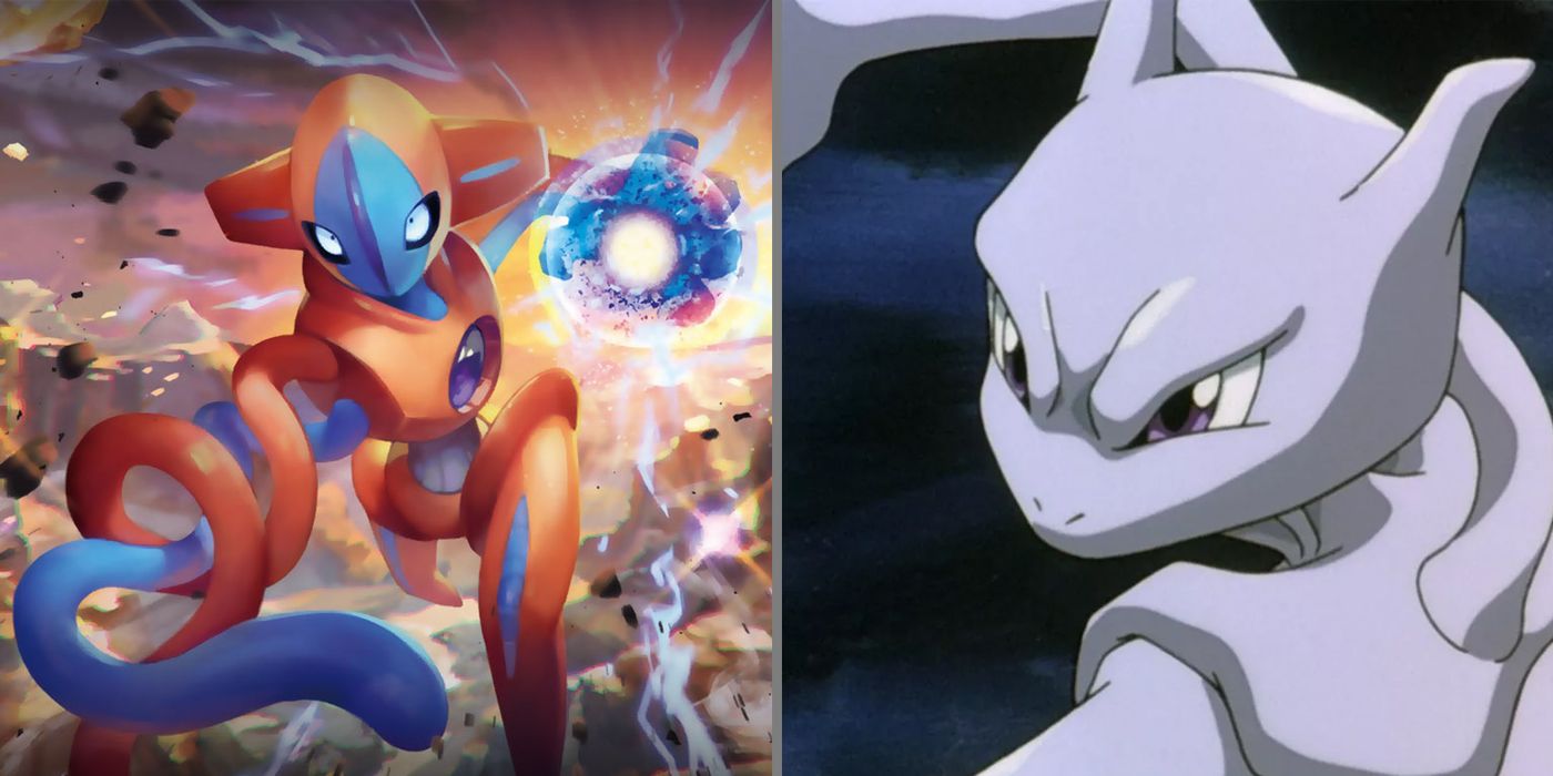 Deoxys and Mewtwo (Pokemon)