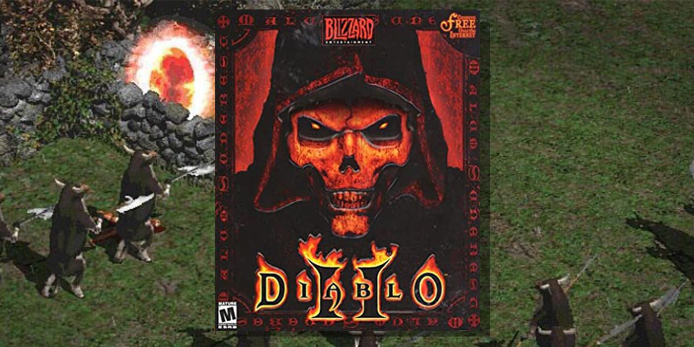 Diablo 2 cover art over cow level
