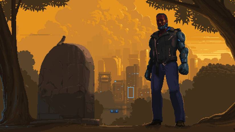 Disjunction Joe at gravestone