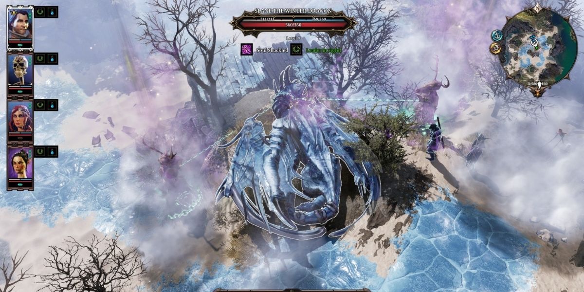 Ice fan causes ice damage to enemies and can freeze the ground in divinity 2