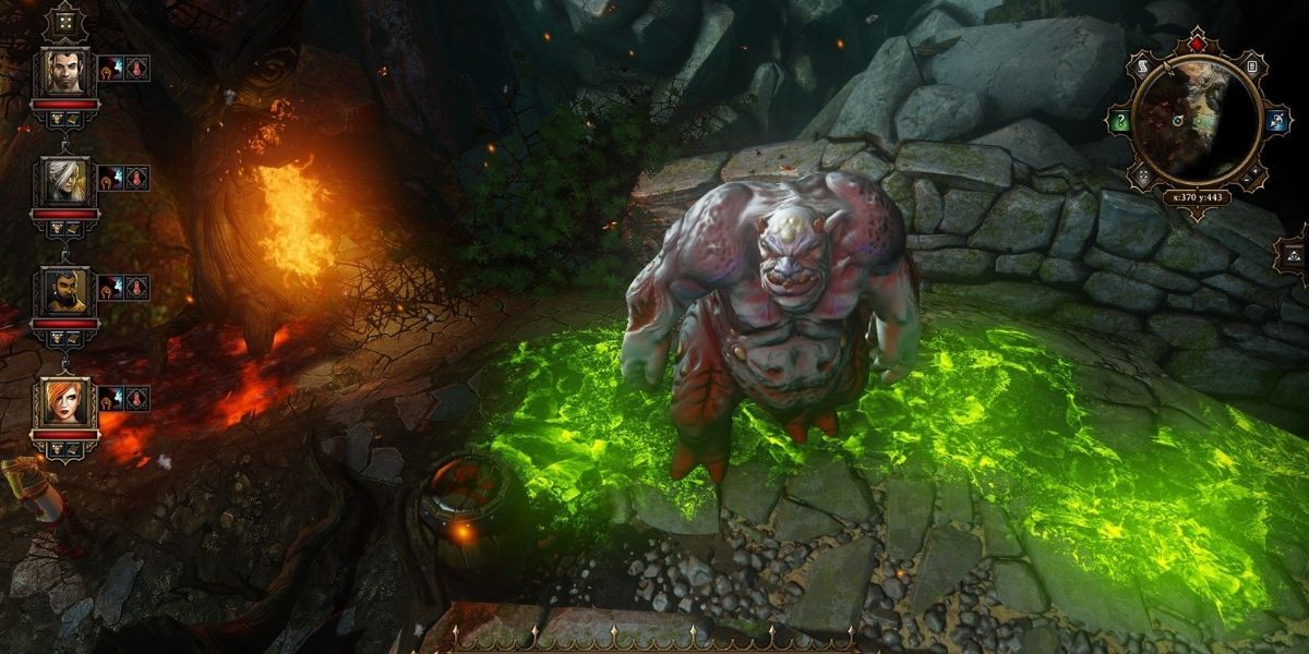 The onslaught skill strikes an enemy five times in a row in divinity 2