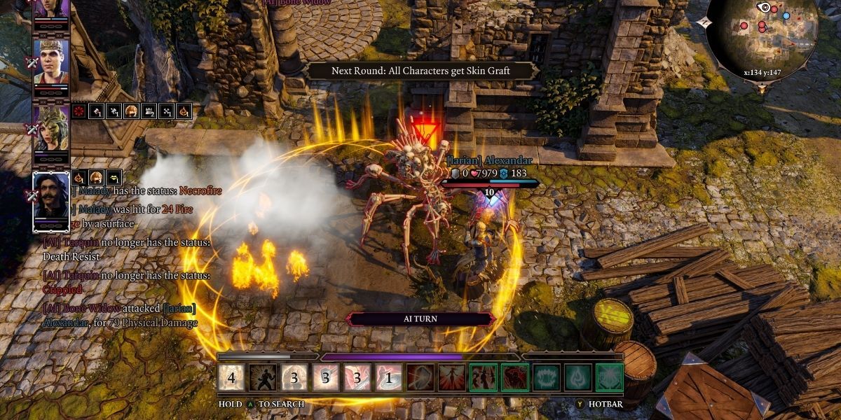 gag order hurts enemy magic armor and causes silence in divinity 2