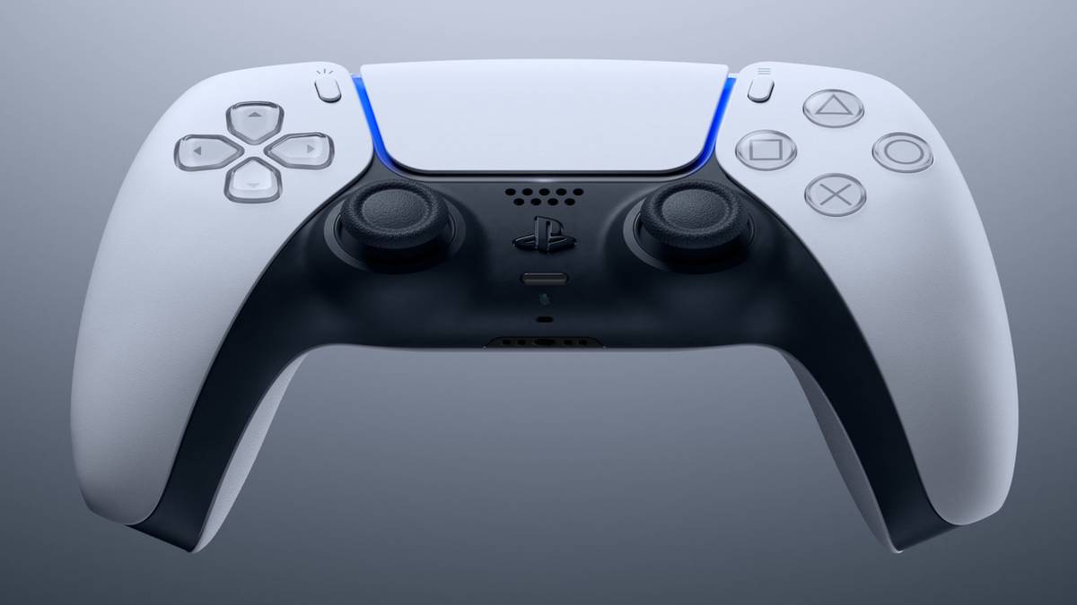 dualsense ps5 grey background