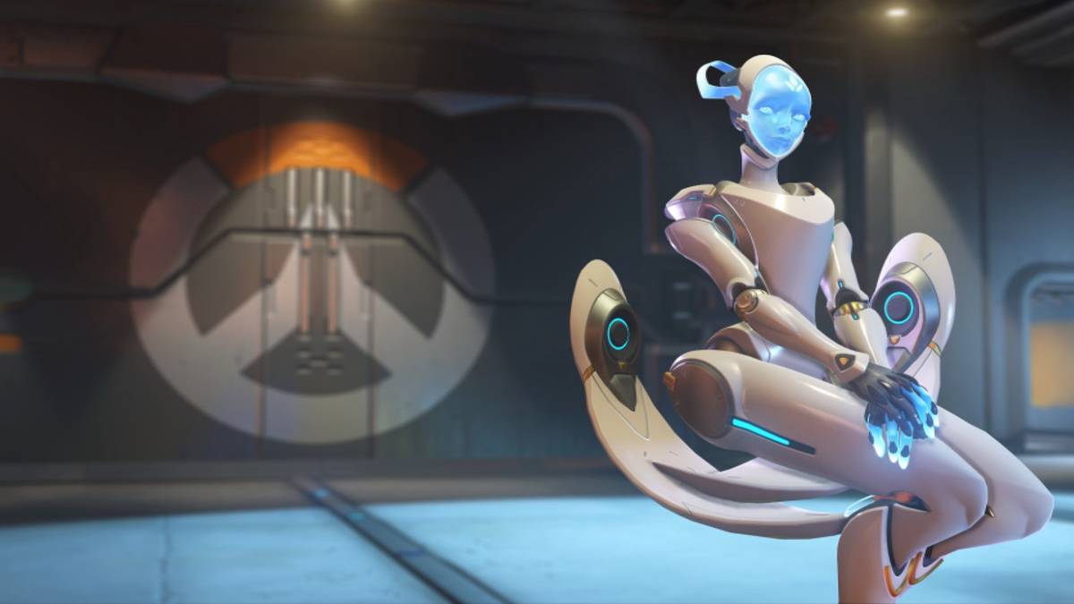 echo sitting overwatch pose