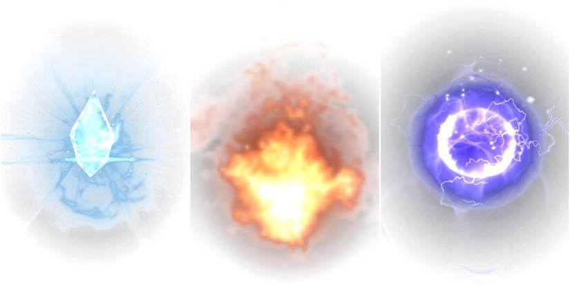 ice fire and electricity