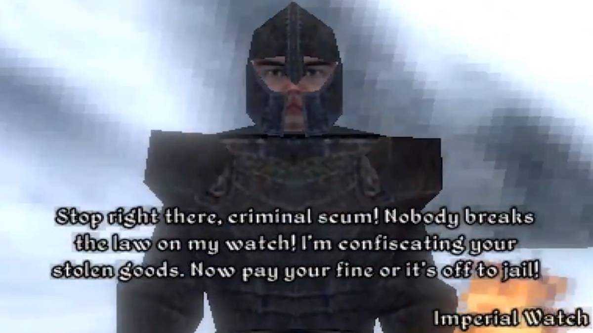 elder scrolls oblivion ps1