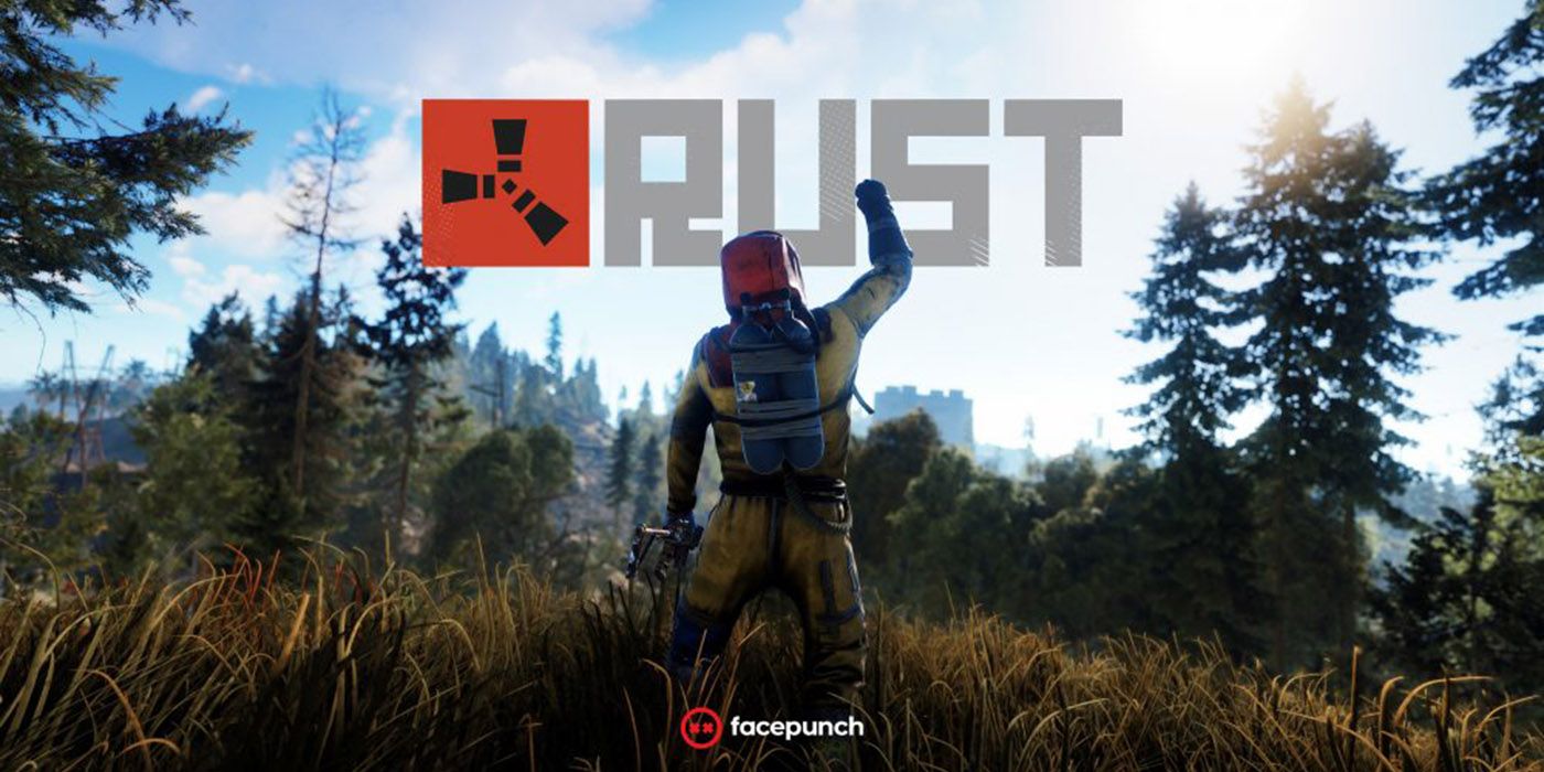 facepunch studios rust title screen forest single character
