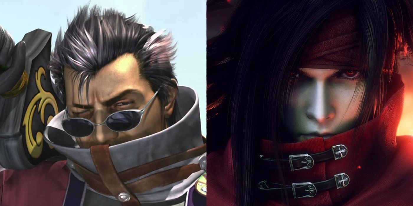 final fantasy auron vincent comparison