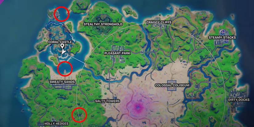 fortnite blow up fishing holes