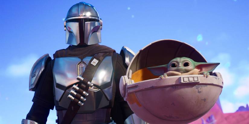 fortnite mandalorian the child