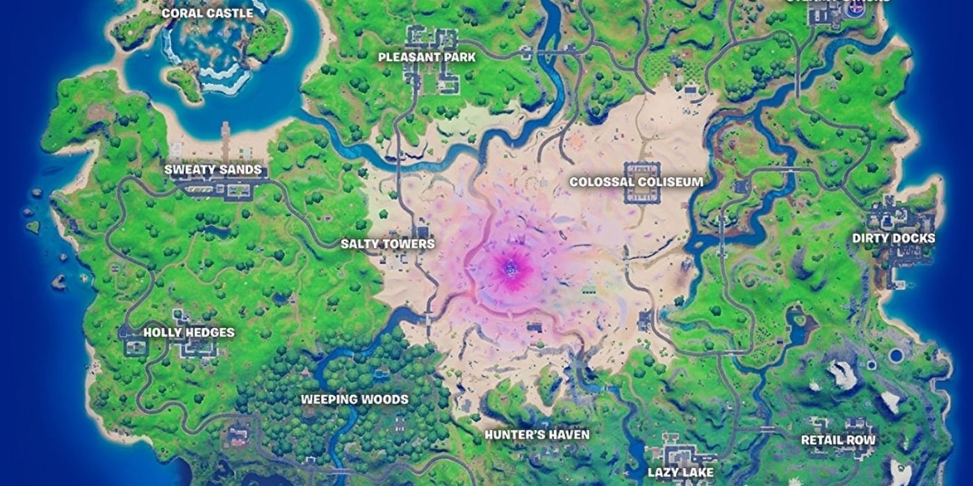 Fortnite Season 5 Full Map