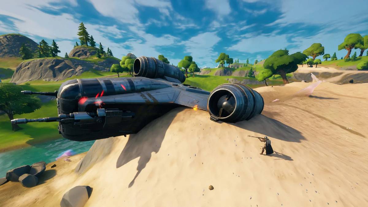 fortnite razor crest crash site poi