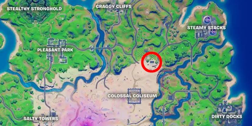 fortnite destroy apple and tomato produce boxes at the orchard farmers market