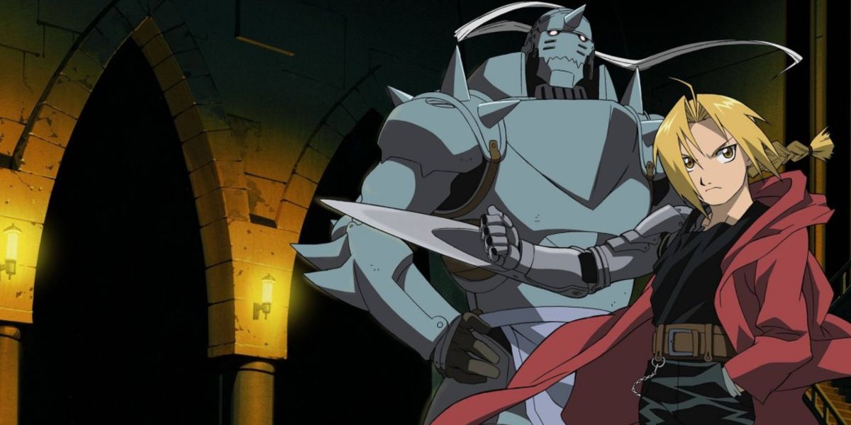the main characters, edward and alphonse, from the tv show.