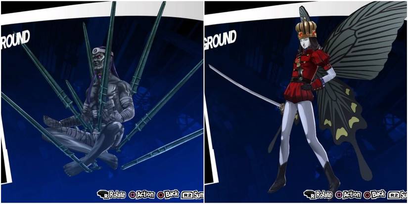 japanese personification of the sword and a king of the fairies in persona 5 royal