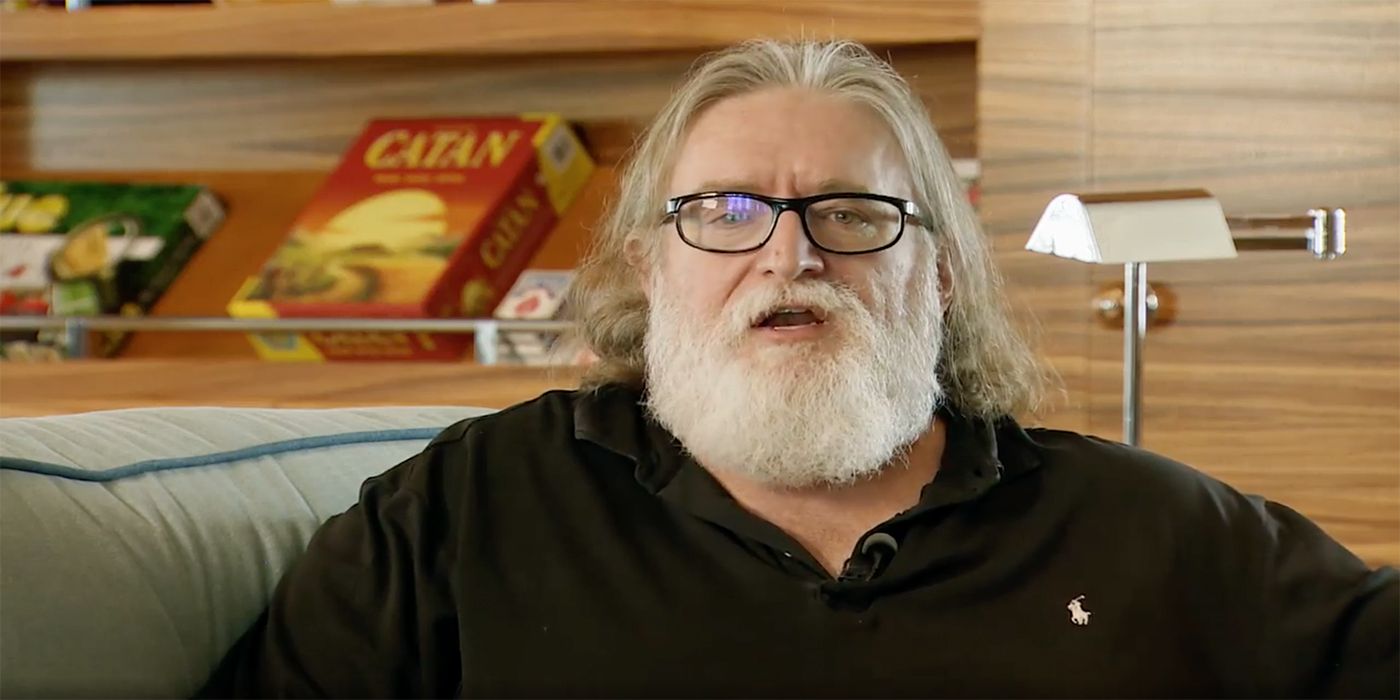 Gabe newell from valve software in his natural habitat