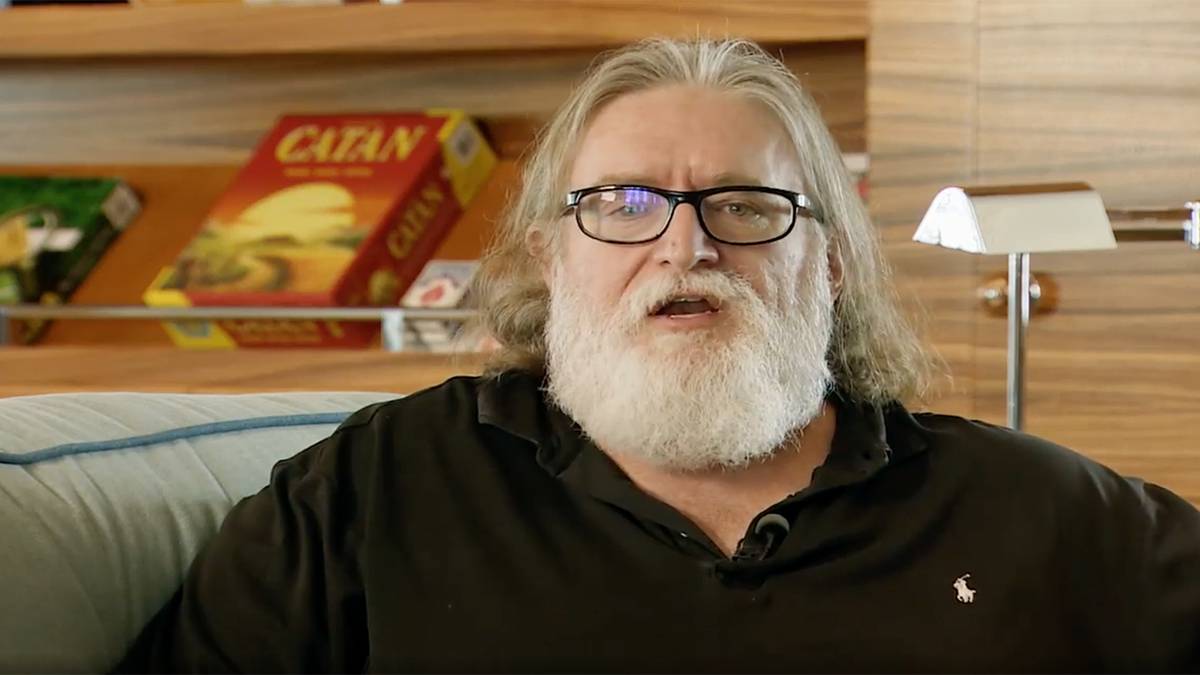 Gabe Newell 1 News interview