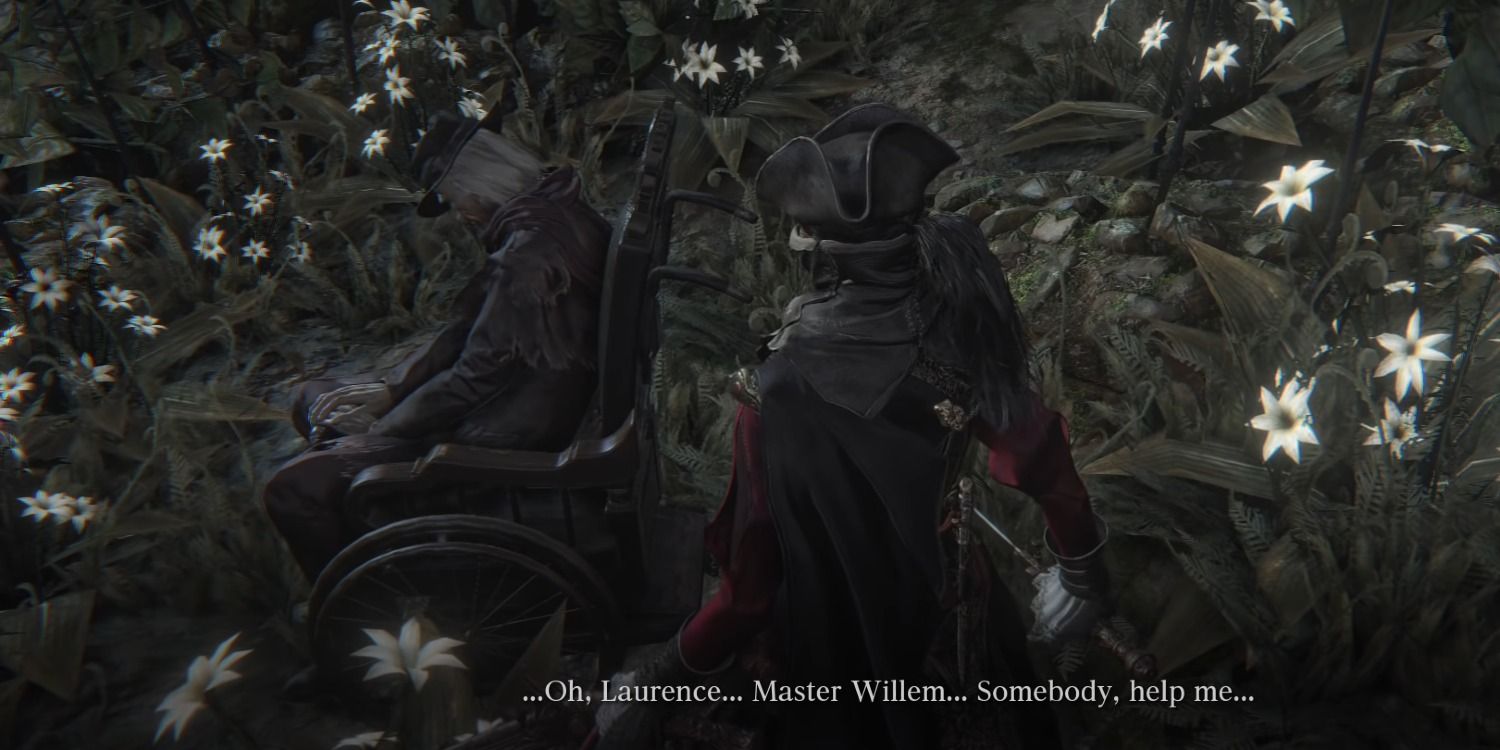 The secret dialogue option with Gehrman in Bloodborne