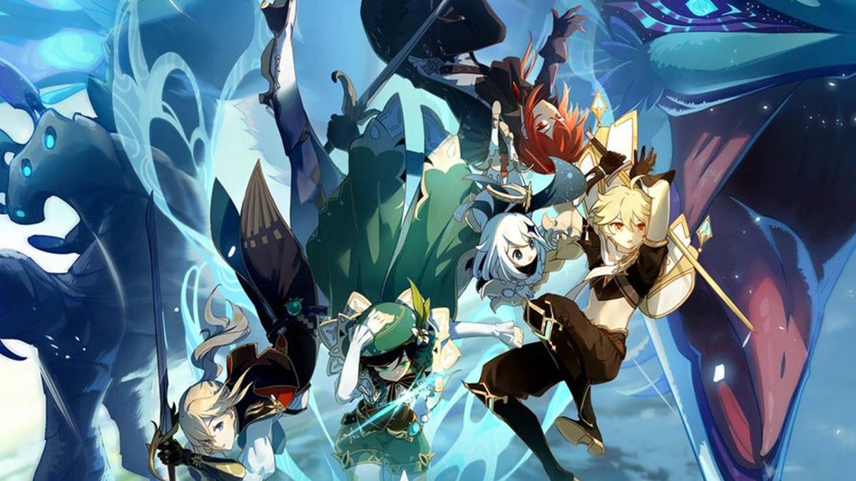 genshin impact characters dragon promotional mihoyo