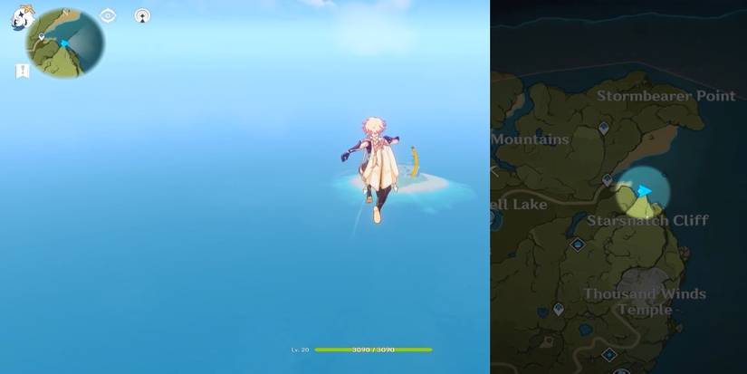 Gliding achievements in Genshin Impact