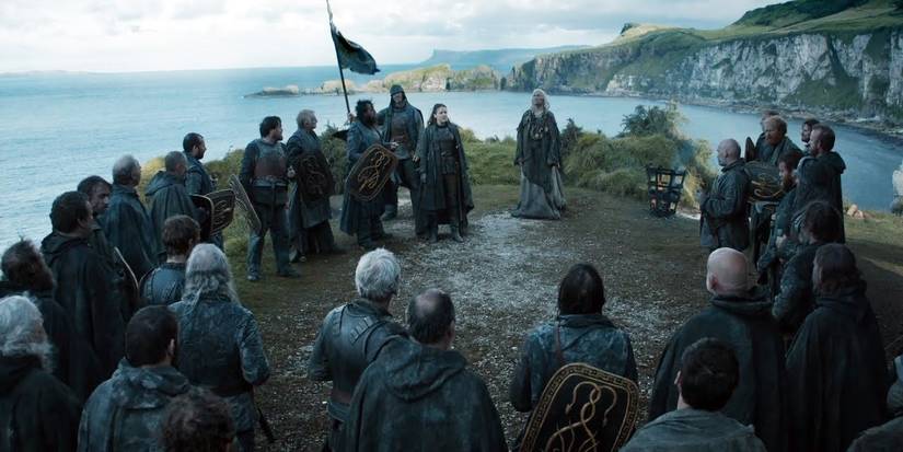 Victarion Greyjoy should have appeared at the Kingsmoot following the death of his brother, Balon (Game of Thrones)