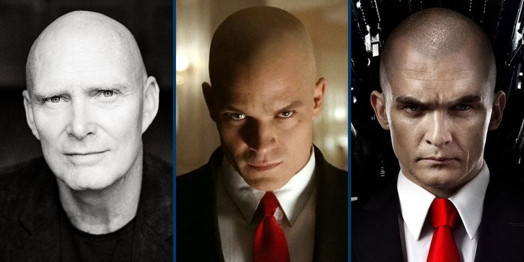 David Bateson, Timothy Olyphant and Rupert Friend. Three of the actors who have portrayed Hitman's Agent 47