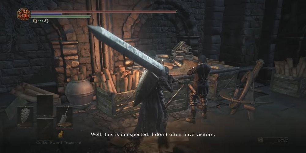 Finding Orbeck of Vinheim in Road Of Sacrifices in Dark Souls 3