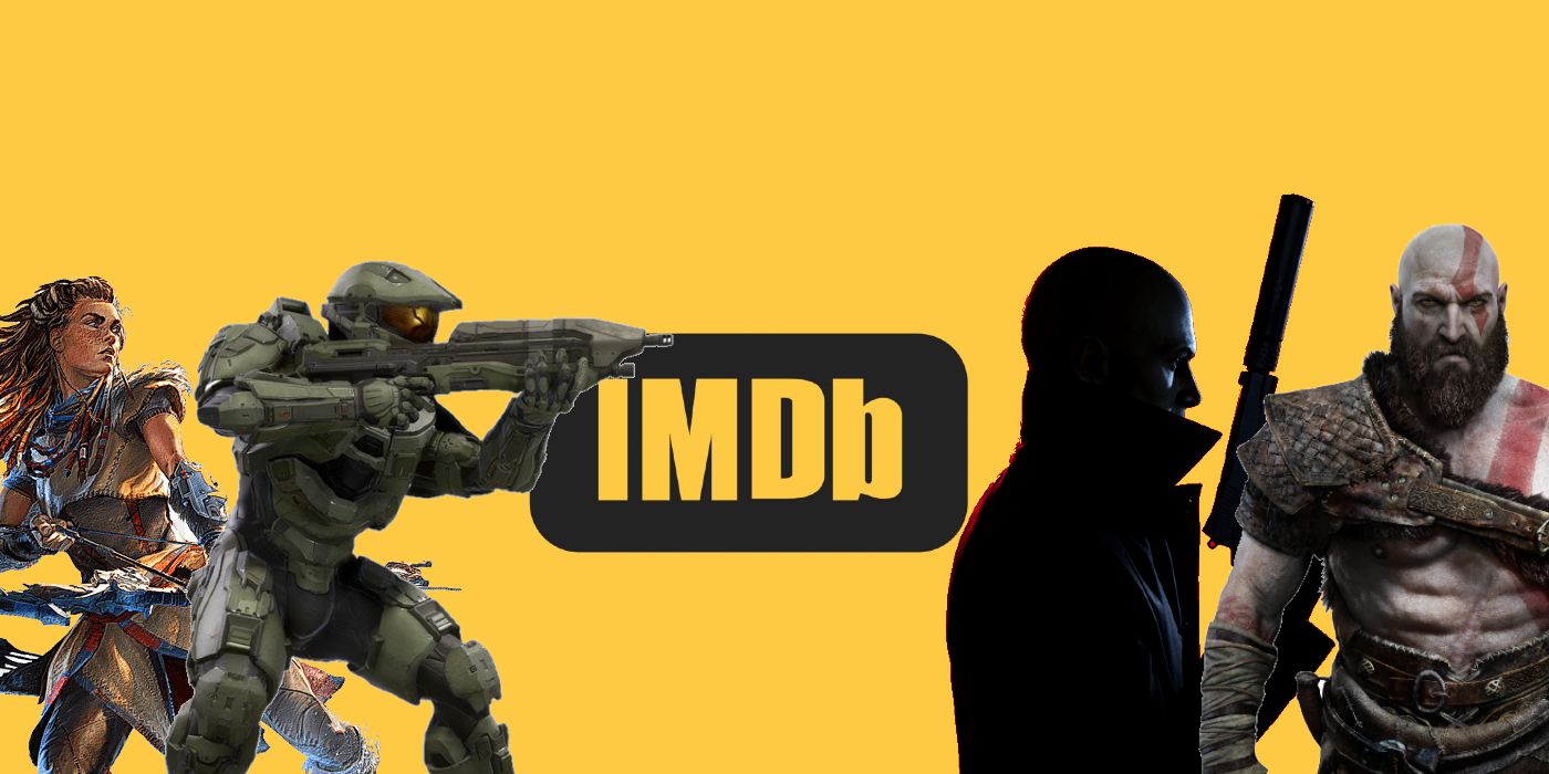 imdb logo with video game characters