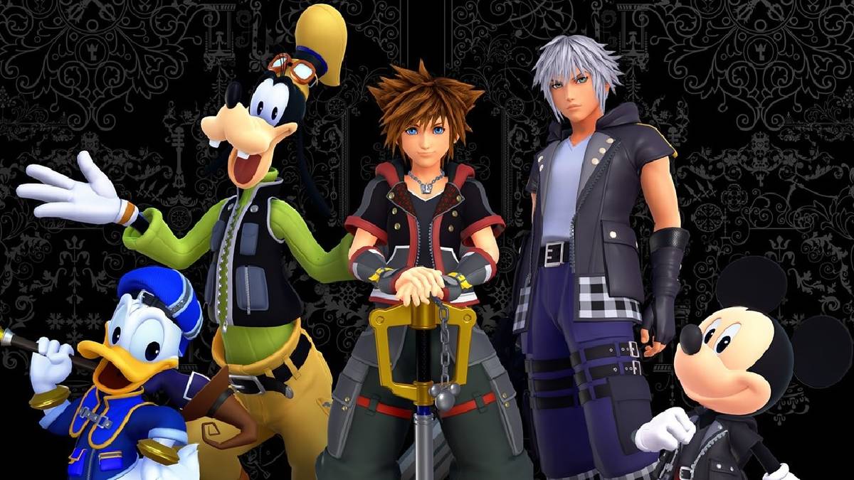 sora donald goofy riku and mickey