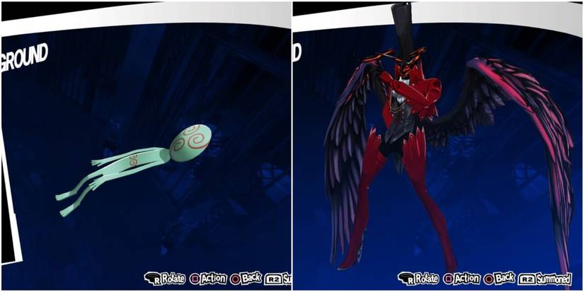 a japanese spirit and a allegory for a character from a book in persona 5 royal