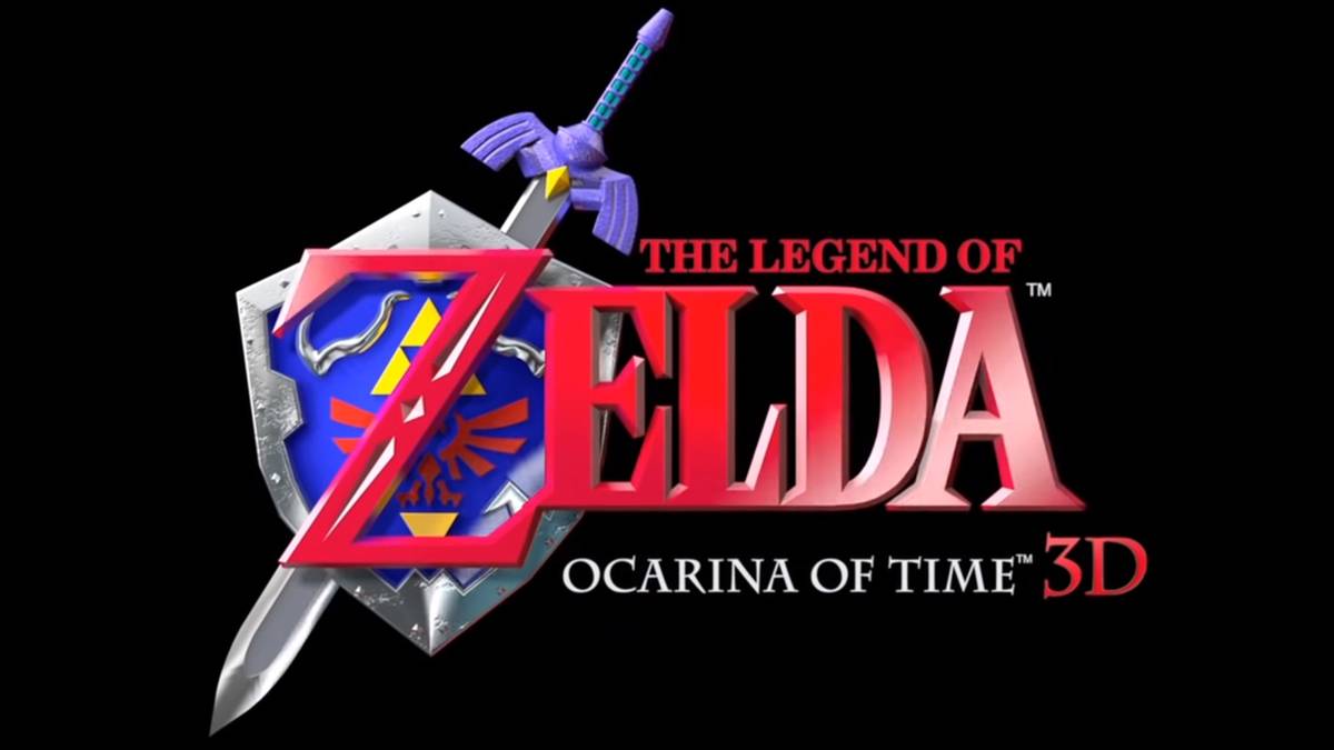 legend of zelda ocarina of time 3ds logo