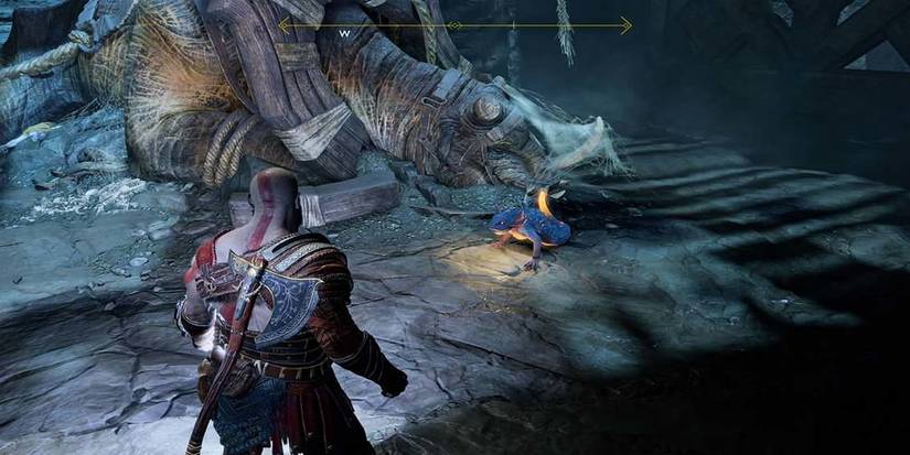 loot lizards in God of War.