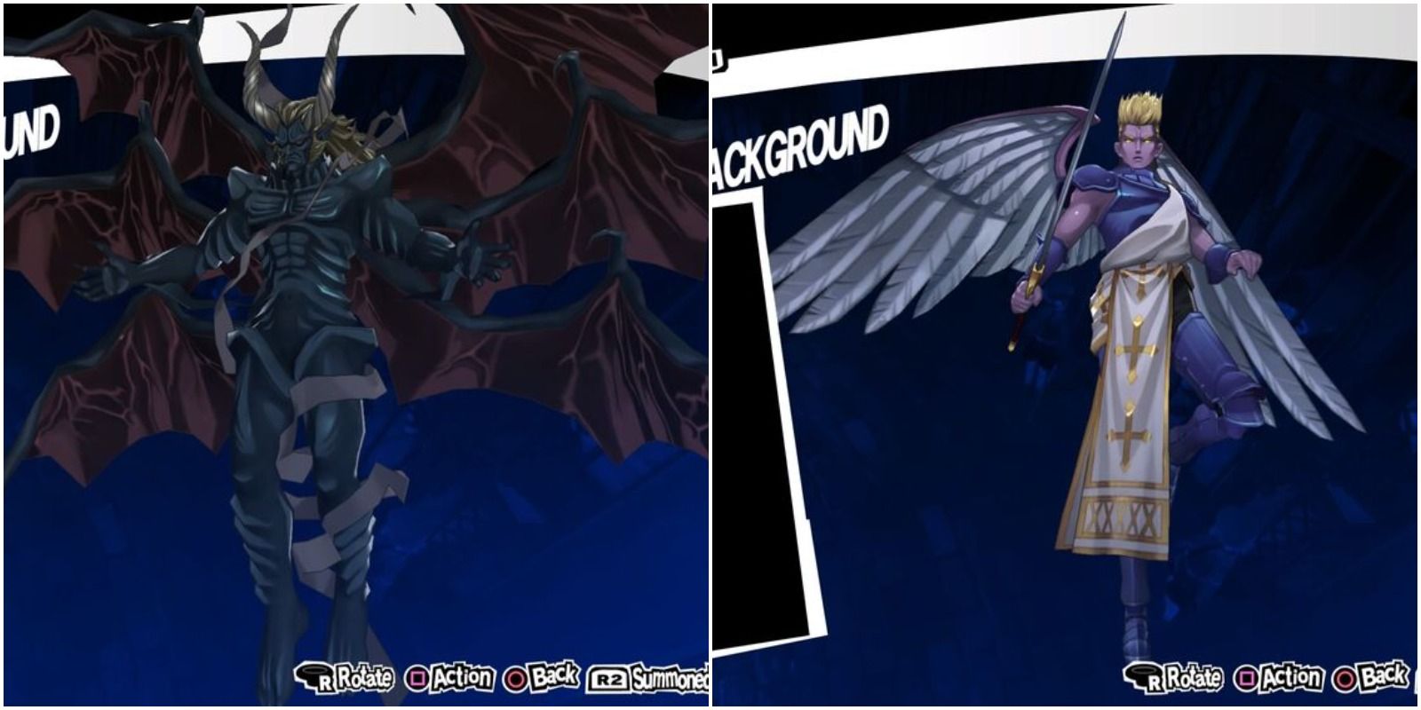 two angels from christian mythology in persona 5 royal