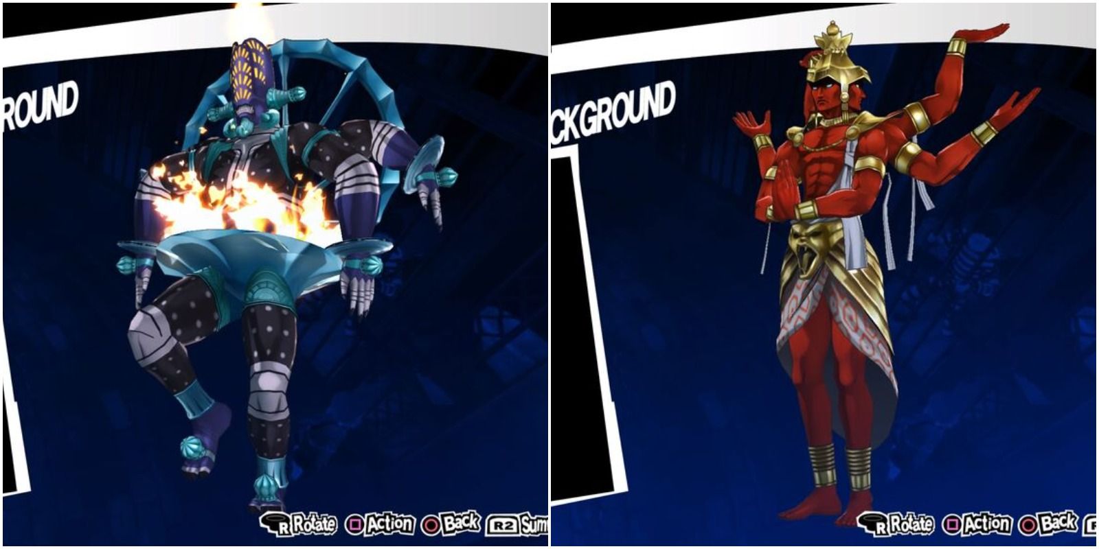 two power beings from buddist mythology in persona 5 royal