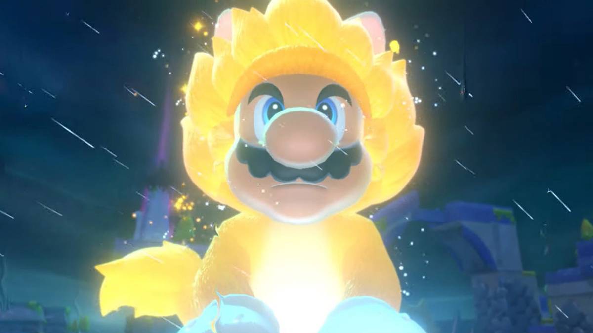 mario 3d world super saiyan cat bowser fury