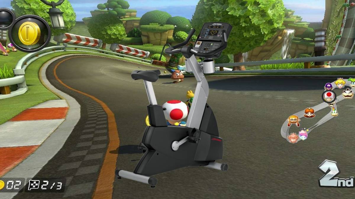 mario kart 8 bike machine