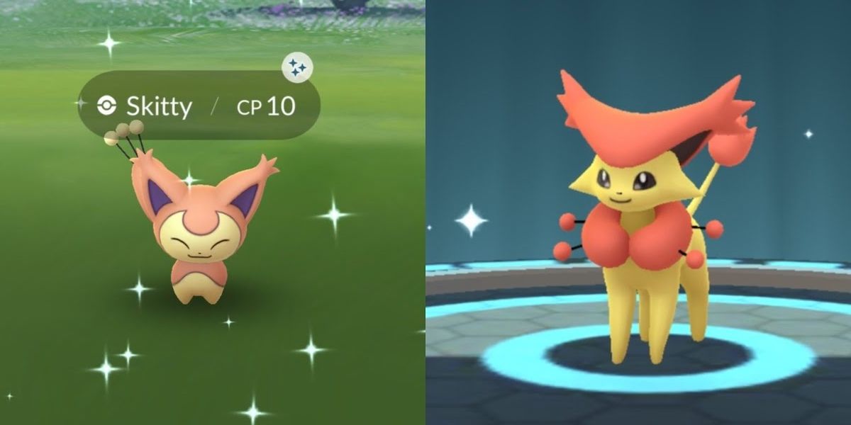 shiny skitty and delcatty